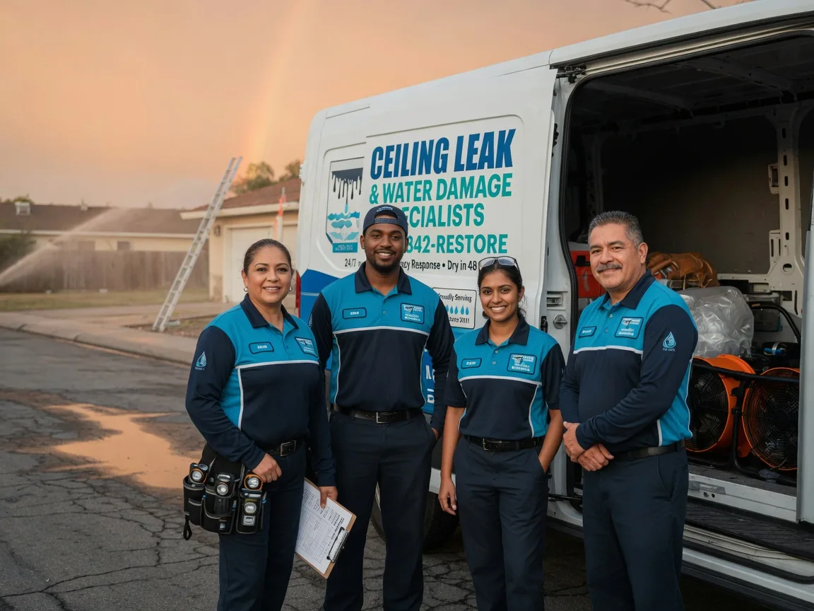 Ceiling Leak Cleanup company in Sterling, OH