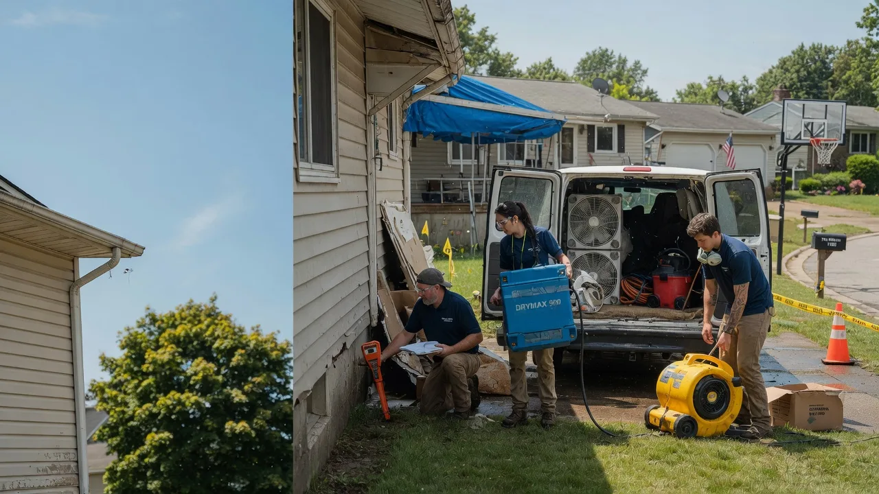 Ceiling Leak Cleanup in Sterling, OH near me